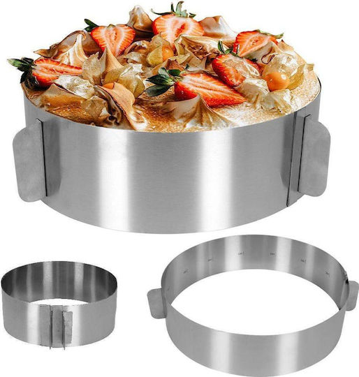 Reglabil Tavă de copt Rotund Oțel inoxidabil Reglabil Tavă de copt Rotund Oțel inoxidabil