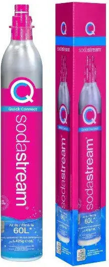 Sodastream Qc CO₂ 60l Ersatz-CO₂-Flasche Für Backzubehör für Sodapräparatoren
