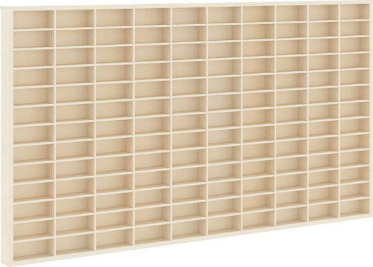Kids Wall Mount Shelf Beige 98x4.5x55cm