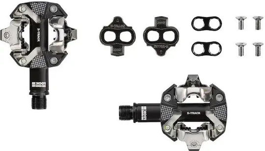 Look X-track Pedale de bicicletă Clipless Gri
