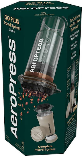 Aeropress Go Plus Reisesystem Beige