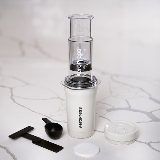 Aeropress Go Plus Reisesystem Beige