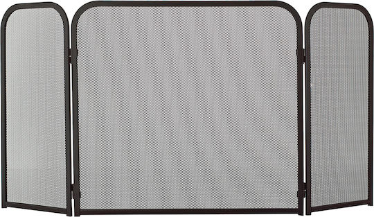 Zogometal mit 3 Blättern 53x23x50cm Nickel Matt