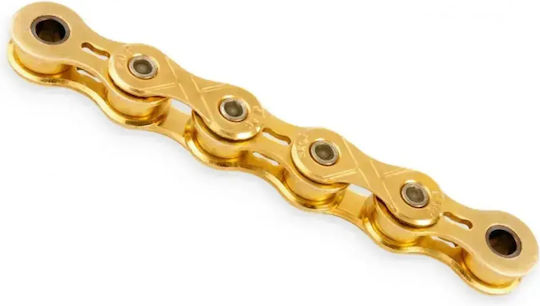 Kmc X101 Bicycle Chain 1 Speed 1 2x1 8 Inch 112 Links Gold