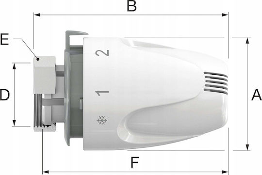 Comap Handbuch Thermostatischer Heizkörperregler für Heizkörpergehäuse 1Stück