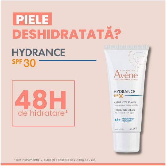 HYDRANCE Ενυδατική Κρέμα Προσώπου Ημέρας με SPF30 & Υαλουρονικό Οξύ 40ml