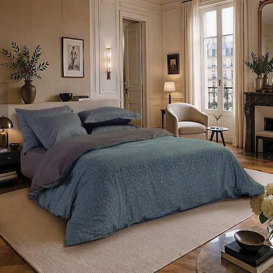 Nef-Nef Homeware Jeniffer Комплект King Size 4 части 270x280+35 см Петролено Синьо Nef-Nef Homeware Jeniffer Комплект King Size 4 части 270x280+35 см Петролено Синьо