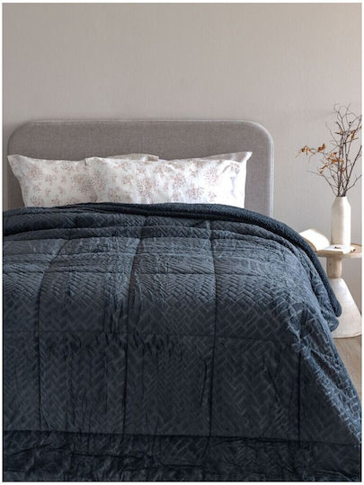 Palamaiki Husă de pătură Super Dublu 220x240cm Mozza Cărbune 720 g/mp²Gsm
