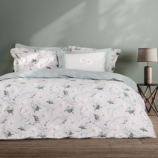 Nima Queen 220x240cm Celeste Grey, Mint
