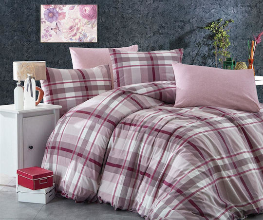 Dimcol Υπέρδιπλο 220x240εκ. Εκάβη 422 Mauve