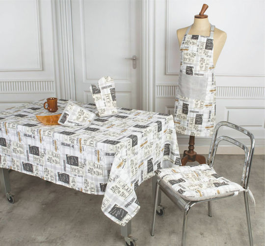 Flamingo Checkered 7543 Gray 140x140cm