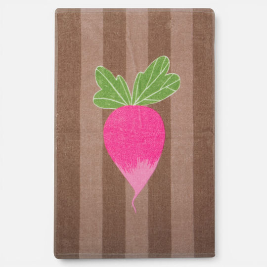 Nef-Nef Homeware Покривка за маса Памучна Устойчива на петна Комплект Radish Brown 140x180см.