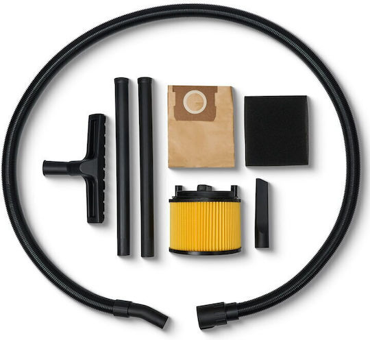 Einhell TC-VC 2555 Aspirator Umed-Uscat 850W cu Recipient din Plastic 25lt Roșie