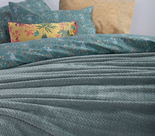 Nef-Nef Homeware Wert Decke Fleece Einzeln 160x220cm Lila