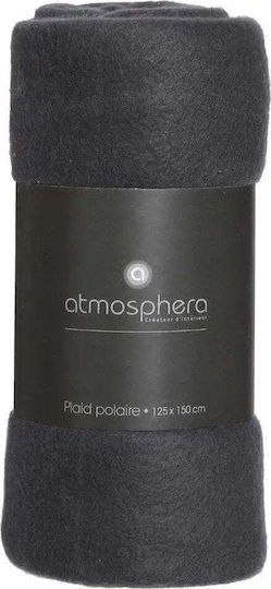 Atmosphera Fleece Blanket Sofa 125x150cm Black