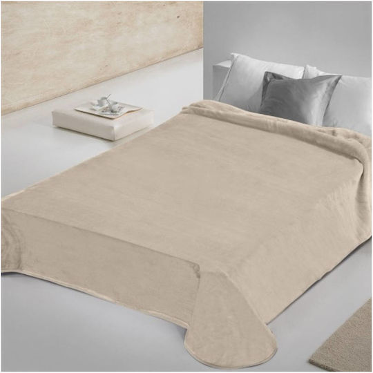 Adam Home 700 Velvet Blanket Double 220x240cm Cappuccino