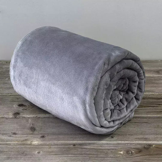 Kocoon Meleg Velvet Blanket Double 220x240cm Gray