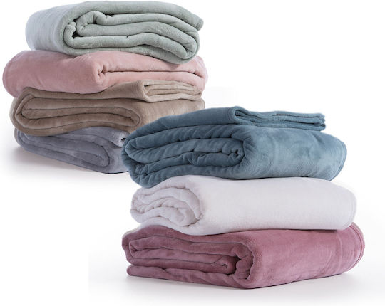 Nef-Nef Homeware Pătură Cozy Fleece Superdublă 220x240 cm Verde Marin
