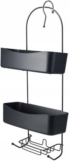 Bathroom Solutions Raft de baie montat pe perete metalic 24x12x59cm