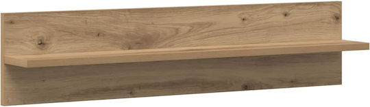 vidaXL Regale An der Wand montiert Badezimmerregal Hölzernes 80x11.5x18cm Braun
