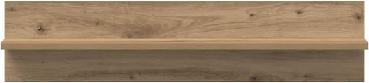 vidaXL Regale An der Wand montiert Badezimmerregal Hölzernes 80x11.5x18cm Braun