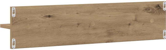 vidaXL Regale An der Wand montiert Badezimmerregal Hölzernes 80x11.5x18cm Braun