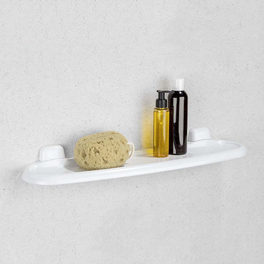 Wenko Pure An der Wand montiert Badezimmerregal Kunststoff 58x14x5.5cm Weiß