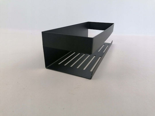 Wenko Turbo-Loc An der Wand montiert Badezimmerregal Metallisch mit 1 Regal 30x4.5x8cm