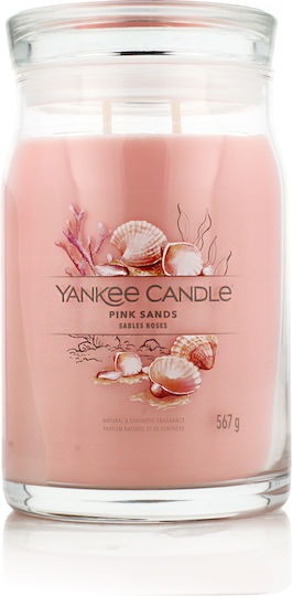Yankee Candle Ароматична Свещ Signature Буркан с Аромат Розови Пясъци 567гр
