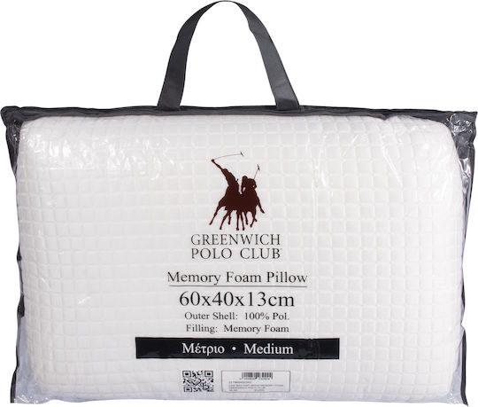 Greenwich Polo Club 2343 Възглавница За Спане Мемори Пяна 40x60x13cm