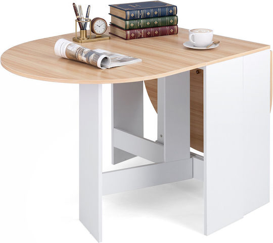 Foldable Wooden Outdoor Table Wooden 163x80x75cm