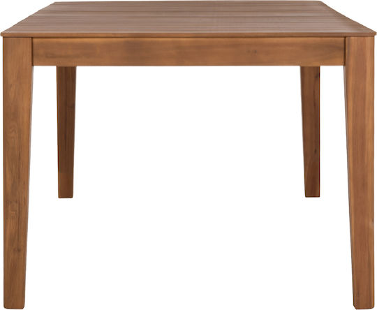 Masă din Lemn pentru Exterior Nole Natural 200x100x74cm