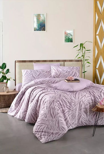Mc Decor Шалтета Подредба Голям Двоен Лилаво 230x250см 3 Бройки
