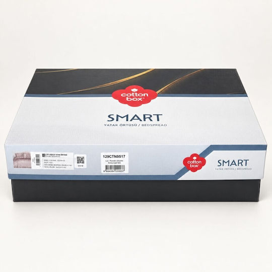 Cottonbox Set Paturi & Cuverturi Pat King Size Roz Pudră 250x240cm 3 Bucăți