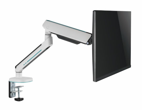 Serioux Компютърна стойка за монитор за бюро до 45" с Ръка Сребриста