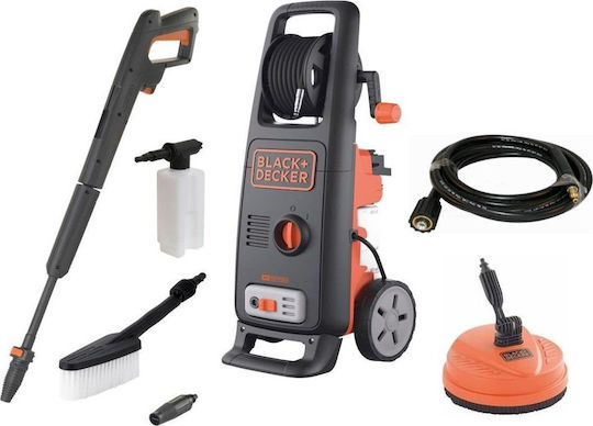 Black & Decker Електрическа Водоструйка 1700W с Налягане 130bar