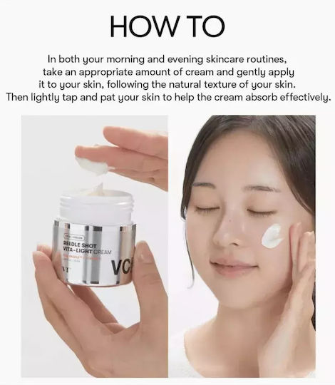 Vt Cosmetics Reedle Shot Vita Light Cream 50 Ml – Vitamin Glow Cream
