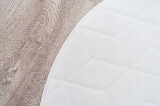 Strado Round White Rug Φ160cm
