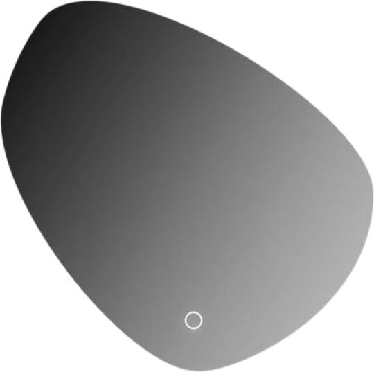 Gloria Valentina Καθρέπτης Μπάνιου Led Αφής από Πλαστικό 70x80cm