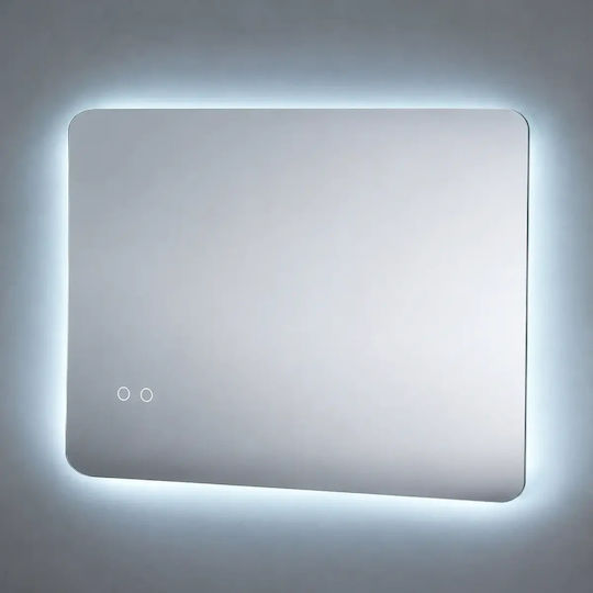 Tema PLE60100 Oglindă De Baie Rectangulară Lumini LED 60x100cm