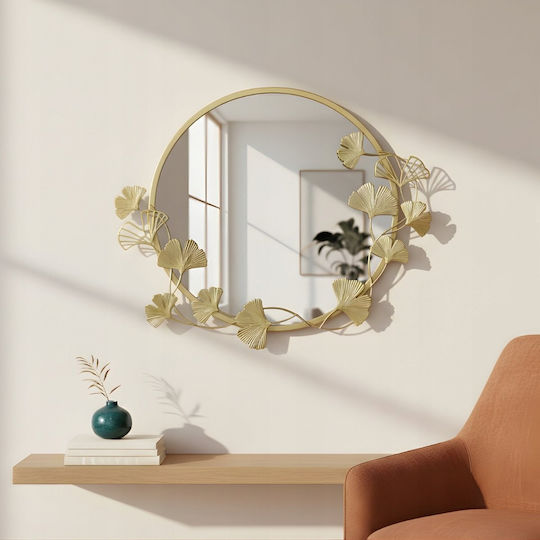 Edaxo Gold Mirror 50cm Diameter