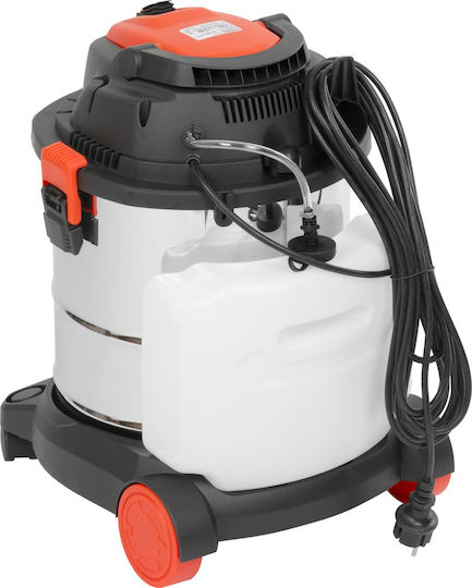 SGTT Mwd211 Aspirator Umed Uscat 1600W Cu Recipient Din Inox 20lt Argintiu