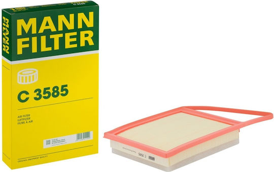 Filtru De Aer Motor Mann-filter 349x205x51 Mm Compatibil Citroen Berlingo Ii C3 Ii C4 Ds3 Peugeot 207 208 Partener Ii