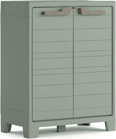 Doppelflügeliger Außenschrank aus Kunststoff Low