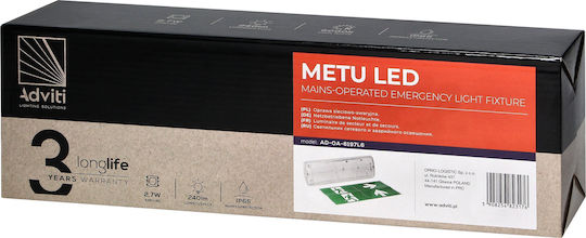 Orno LED Сигнална Светлина За Изход С Батерийно Захранване