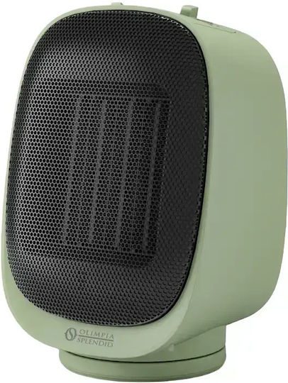 Olimpia Splendid Caldo Flick Ceramic Radiator Electric de Tip Ventilator de Utilizare Generală De Podea Verde 1800W