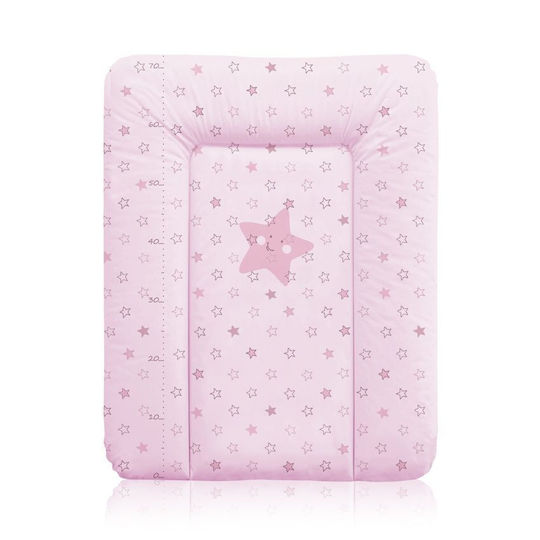 Lorelli Soft Changing Pad Knitted made of Fabric Braids Pink 50x70cm