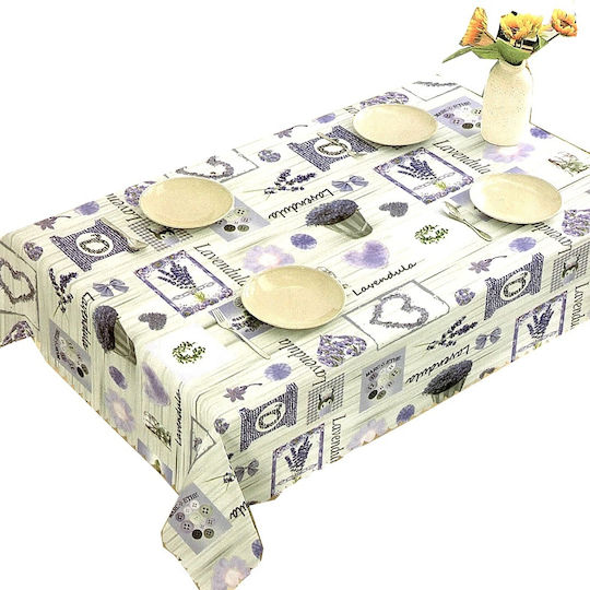 Τραπεζομάντηλο Purple Lavender 140x180εκ.