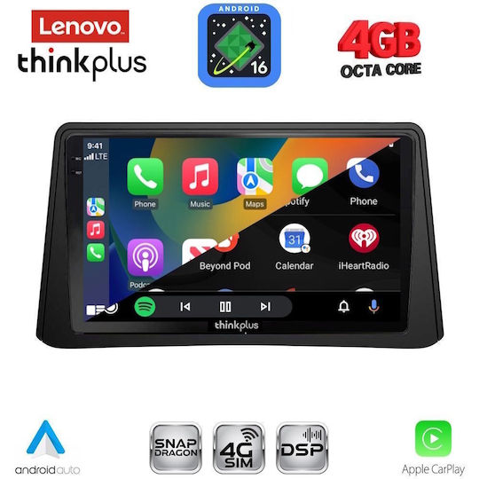 Lenovo Автомобилна Аудио Система за Opel Mokka 2012-2015 (Bluetooth/USB/Вграден Wi-Fi/GPS/Apple CarPlay/Android Auto) с Touch Screen 9"