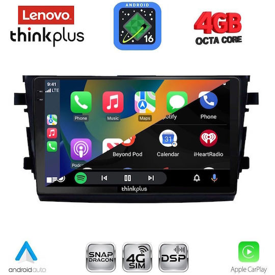 Lenovo Автомобилна Аудио Система за Suzuki Celerio 2015-2021 (Bluetooth/USB/Вграден Wi-Fi/GPS/Apple CarPlay/Android Auto) с Touch Screen 9"
